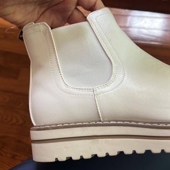 NWT - JABASIC Womens Chelsea Elastic Ankle Boots Waterproof Flat Boots -Size 8.5 - Picture 7 of 13